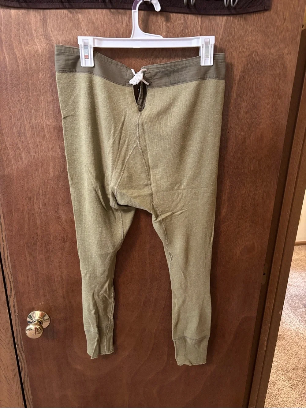 World War 2 army issue wool/cotton long johns